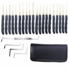 Kunci Multi Guna  Titanize 20pcs Hook Picks Set Lockpick Locksmith tools